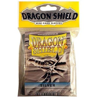 Dragon Shield Yu-Gi-Oh! Size Card Sleeves - Silver (50 Ct. Pack)
