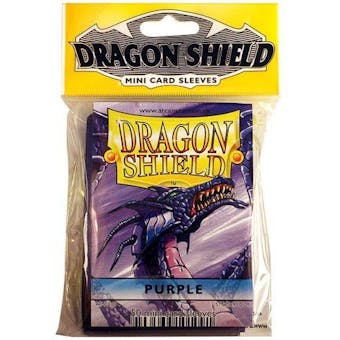 Dragon Shield Yu-Gi-Oh! Size Card Sleeves - Purple (50 Ct. Pack)
