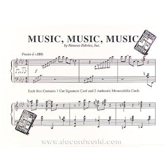 Music, Music, Music Hobby Box (Famous Fabrics Ink 2012)