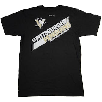Pittsburgh Penguins Reebok The New SLD Black Tee Shirt (Adult L)