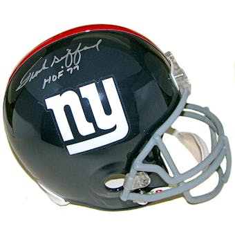 Frank Gifford Autographed New York Giants Full Size Replica Helmet