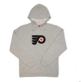 Philadelphia Flyers Reebok Grey Playbook Fleece Hoodie (Adult M)