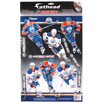 Fathead Edmonton Oilers 2011-2012 Team Set (Lot of 10) (Eberle, Nugent-Hopkins, Hall)