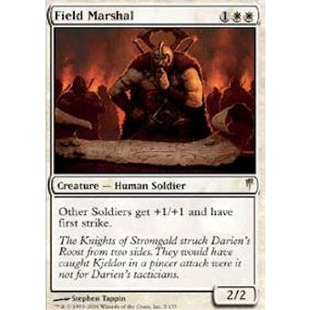 Magic the Gathering Coldsnap Single Field Marshal Foil