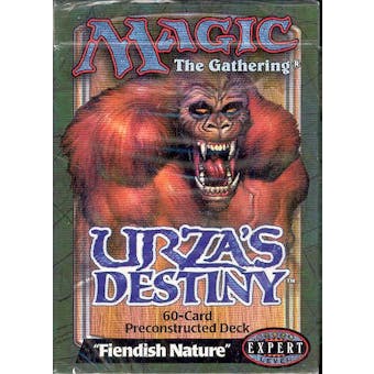 Magic the Gathering Urza's Destiny Fiendish Nature Precon Theme Deck (Reed Buy)