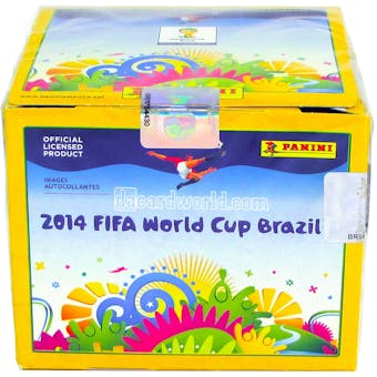 2014 Panini FIFA World Cup Brazil Soccer Sticker Collection Box (50 Packs)
