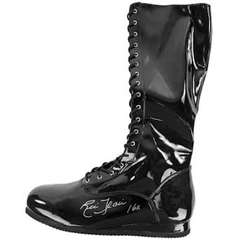 Ric Flair Autographed Black Wrestling Boot