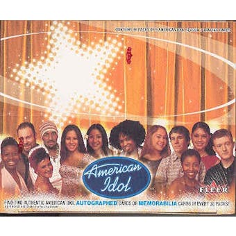 American Idol Season 3 Hobby Box (2004 Fleer)