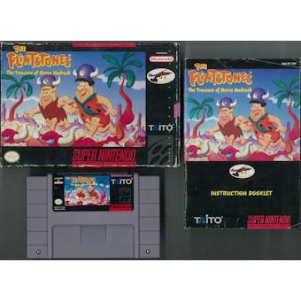 Super Nintendo (SNES) The Flintstones The Treasure of Sierra Madrock Boxed Complete