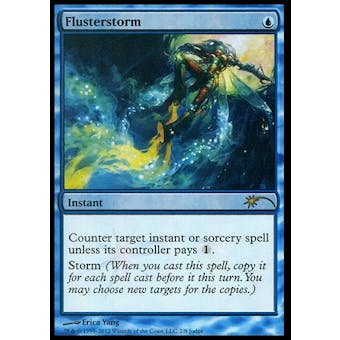 Magic the Gathering Judge Foil Promo Single Flusterstorm - MODERATE PLAY (MP)