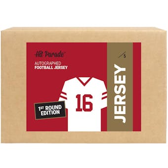 2022 Hit Parade Autographed Football Jersey 1st ROUND EDITION Series 8 Hobby 10-Box Case - Josh Allen