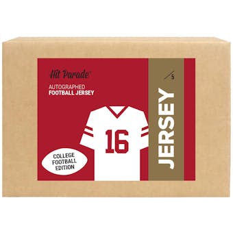 2023 Hit Parade Autographed Football Jersey College Edition Series 2 Hobby 10-Box Case - Josh Allen