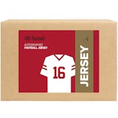 2023 Hit Parade Autographed Football Jersey Series 16 Hobby 10-Box Case - Patrick Mahomes & Aaron Donald
