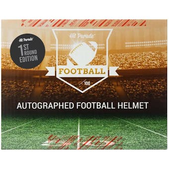2022 Hit Parade Autographed FS Football Helmet 1ST ROUND EDITION Series 2 Hobby Box - Patrick Mahomes