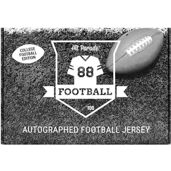 2022 Hit Parade Autographed Football Jersey College Edition Series 1 Hobby Box - Josh Allen