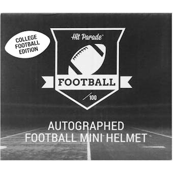 2022 Hit Parade Autographed College Football Mini Helmet Series 1 Hobby Box - Aaron Rodgers