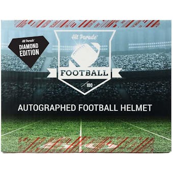 2022 Hit Parade Autographed FS Football Helmet DIAMOND Edition Series 4 Hobby Box - Tom Brady!!