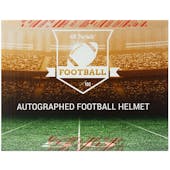 2021 Hit Parade Autographed FS Football Helmet College Edition Series 5 Hobby Box - Tom Brady