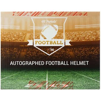 2022 Hit Parade Autographed Full Size Football Helmet - Hobby Box - Series 1