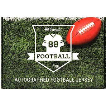 2022 Hit Parade Autographed Football Jersey - Hobby Box - Series 2