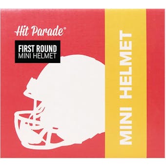 2023 Hit Parade Autographed Football Mini Helmet 1ST ROUND EDITION Series 9 Hobby Box - Patrick Mahomes