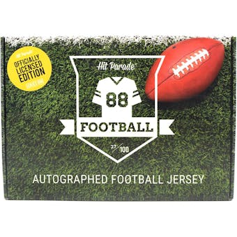 2021 Hit Parade Autographed OFFICIALLY LICENSED Football Jersey - Series 8 - Hobby Box - Manning & Allen!!