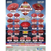 2022 TriStar Hidden Treasures Autographed Official Football Hobby Box (Presell)