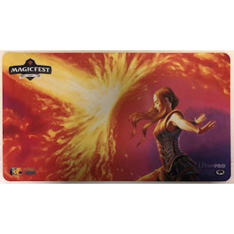 Magic the Gathering MagicFest GP Staff Judge exclusive Playmat - FORCE OF WILL ! Sick Deal Pricing