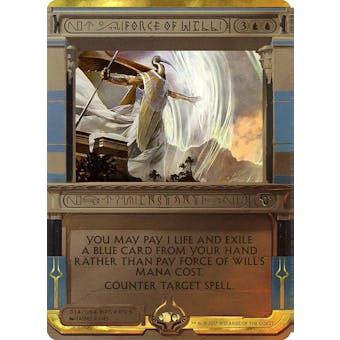 Magic the Gathering Alliances Single Force of Will - HEAVY PLAY (HP)