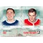 2012/13 In The Game Forever Rivals Hockey Hobby Box