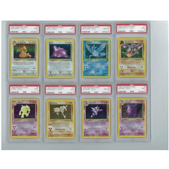 Pokemon Fossil Unlimited Complete Set - All Holos PSA Graded Avg 9.33 MINT!