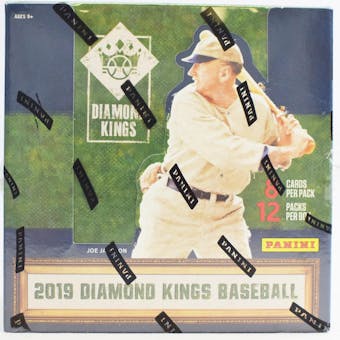 2019 Panini Diamond Kings Baseball 1st Off The Line FOTL Hobby Box