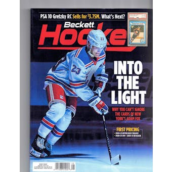 2021 Beckett Hockey Monthly Price Guide (#348 August) (Adam Fox)