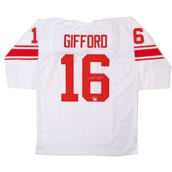 Frank Gifford Autographed New York Giants Jersey (JSA COA)