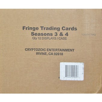 Fringe Seasons 3 & 4 Trading Cards 12-Box Case (Cryptozoic 2013)