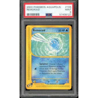 Pokemon Aquapolis Remoraid 105/147 PSA 9