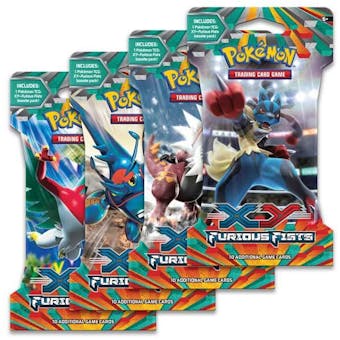 Pokemon XY Furious Fists Sleeved Booster 36 Packs = 1 Booster Box