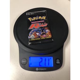 Pokemon Team Rocket 1st Edition Booster Pack - Gyarados Art WOTC >21.0 g