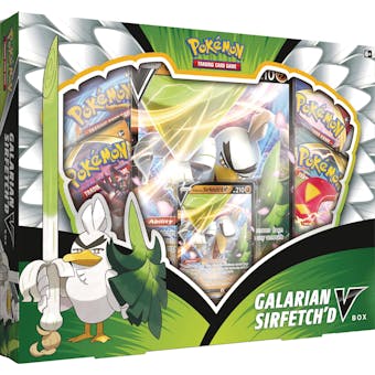 Pokemon Galarian Sirfetch'd V 6-Box Case