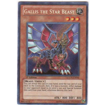 Yu-Gi-Oh Legendary Collection 2 Single Gallis the Star Beast Secret Rare