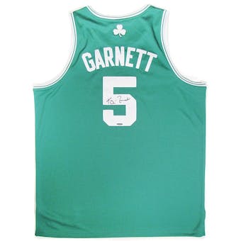 Kevin Garnett Autographed Boston Celtics Green Authentic Basketball Jersey