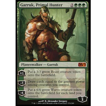 Magic the Gathering 2012 Single Garruk, Primal Hunter - NEAR MINT (NM)