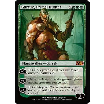 Magic the Gathering 2013 Single Garruk, Primal Hunter - NEAR MINT (NM)