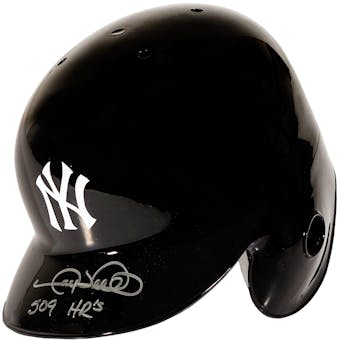 Gary Sheffield Autographed New York Yankees Batting Helmet with 509 HRs inscript