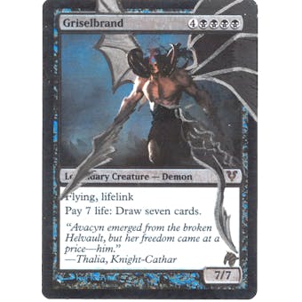 Magic the Gathering Avacyn Restored Single Griselbrand ALTERED FOIL - SLIGHT PLAY (SP)