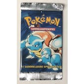 Pokemon Base Set 1 1st Edition GERMAN Booster Pack - Blastoise Art UNSEARCHED UNWEIGHED