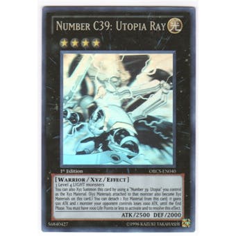 Yu-Gi-Oh Order of Chaos Single Number C39: Utopia Ray Ghost Rare