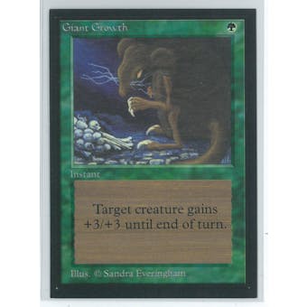 Magic the Gathering Beta Artist Proof Giant Growth - SIGNED & NUMBERED BY SANDRA EVERINGHAM