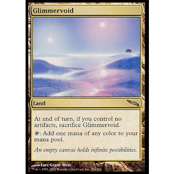 Magic the Gathering Mirrodin Single Glimmervoid FOIL - SLIGHT PLAY