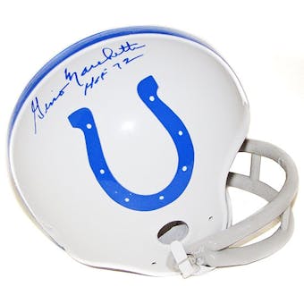 Gino Marchetti Autographed Baltimore Colts Mini Helmet (JSA COA)